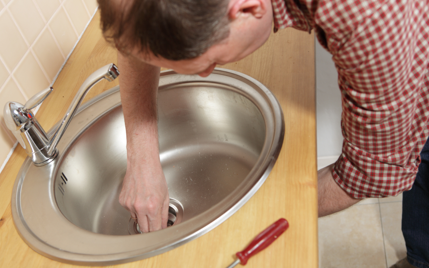 Professional Sink Drain Cleaning and Clog Image